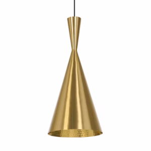 Tom Dixon Brass Beat Tall Pendant Light