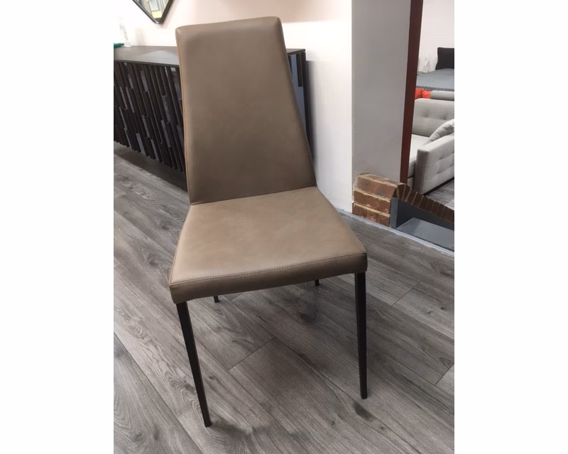 Calligaris Aida Dining Chairs with Metal Frame & Eco Leather Ex-Display