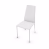 Calligaris Aida 'Regenerated Leather' Dining Chair - Optic White