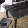 Delta Ceramic Marble Extending Table by Calligaris 