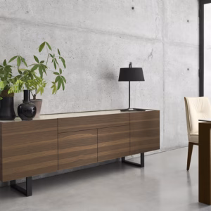 Horizon 4 Door 1 Drawer Sideboard by Calligaris