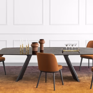 Icaro Ceramic Elliptical Table by Calligaris 