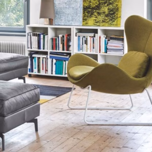 Lazy Sleigh Armchair by Calligaris