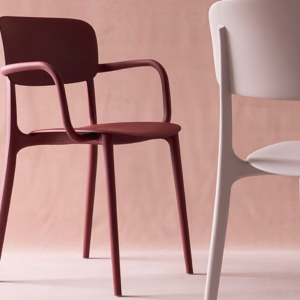 Liberty Chair with Armrests by Calligaris