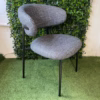 Calligaris Oleandro Chair in Boucle Ex-display