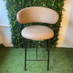 Calligaris Oleandro Fixed Barstools in Bronze & Deserto