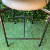 Calligaris Oleandro Fixed Barstools in Bronze & Deserto