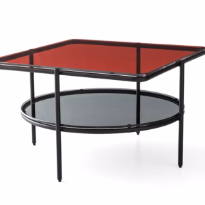 Puro Glass Square Coffee Table by Calligaris