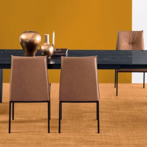 Romy Leather/Vintage Chair by Calligaris