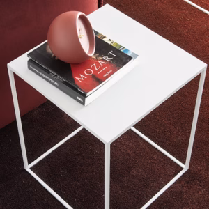 Thin Metal Side Table by Calligaris