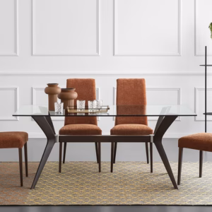 Tokyo Glass Rectangular Table by Calligaris