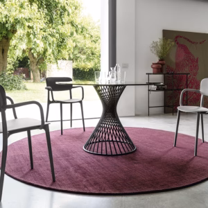 Vortex Glass Table by Calligaris