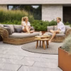 Cane-line Basket lounge chair, incl. Cane-line AirTouch cushion set