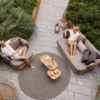 Cane-line Basket lounge chair, incl. Cane-line AirTouch cushion set