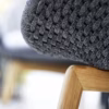 Cane-line Outdoor Peacock Lounge Chair - Teak/Dark Grey