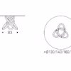 Carioca Round Table by Cattelan Italia 
