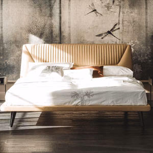 Cattelan Italia Amadeus Bed, Synthetic Leather, Soft Leather