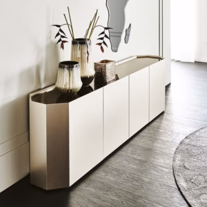 Cattelan Italia Chelsea Sideboard, Glass Top