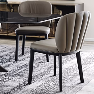 Cattelan Italia Chrishell Dining Chair, fabric, synthetic nubuck, micro nubuck, synthetic leather, soft leather