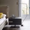 Cattelan Italia Ciro Bedside Table in Soft Leather or Synthetic Leather