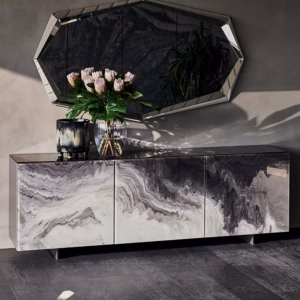 Cattelan Italia Focus Crystalart Sideboard, 2 or 3 doors