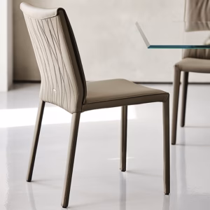 Cattelan Italia Italia Couture Dining Chair, fabric, synthetic nubuck, micro nubuck, synthetic leather, soft leather