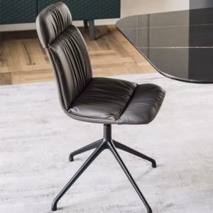 Cattelan Italia Kelly Chair, fabric, synthetic nubuck, synthetic leather, soft leather