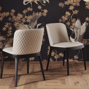 Cattelan Italia Magda Couture Chair, synthetic nubuck, synthetic leather, soft leather