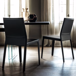 Cattelan Italia Margot Chair, Selection of Sizes, Leather Upholstery