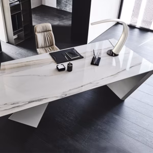 Cattelan Italia Nasdaq Keramik Desk, titanium, bronze or graphite