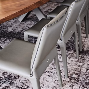 Cattelan Italia Penelope Chair, fabric, synthetic nubuck, micro nubuck, synthetic leather, soft leather