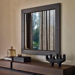 Cattelan Italia Photo Mirror, Leather Frame