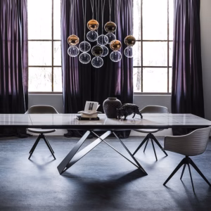 Cattelan Italia Premier Drive Keramik Dining Table, rectangular, extendible
