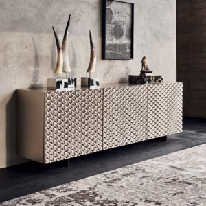 Cattelan Italia ROYALTON Sideboard, 2 or 3 lacquered wood with polyurethane doors