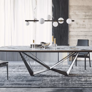 Cattelan Italia Skorpio Keramik Premium Table, shaped