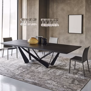 Cattelan Italia Skorpio Wood Dining Table, square, rectangular, shaped