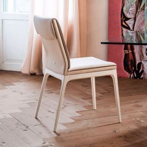 Cattelan Italia Sofia chair, fabric, synthetic nubuck, micro nubuck, synthetic leather or soft leather