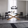 Cattelan Italia Spyder Glass Dining Table, Square, Rectangular or Round Shaped