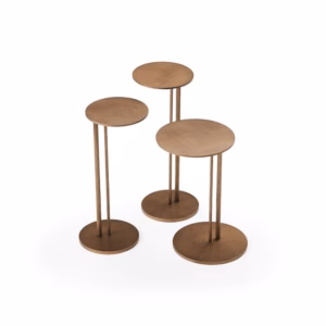 Cattelan Italia Sting Brushed Coffee Side Table Ø21 x H 50cm In-stock