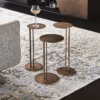 Cattelan Italia Sting Brushed Coffee Side Table Ø26 x H 45cm