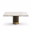 Eforma Cilindro Fixed Dining Round in Glass, Ceramic, Wood or Marble