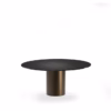 Eforma Cilindro Fixed Dining Round in Glass, Ceramic, Wood or Marble