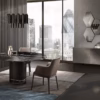 Eforma Cilindro Fixed Dining Round in Glass, Ceramic, Wood or Marble