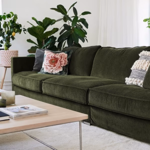 Sits Cloud Sofa Upholstered in Fabric, Leather