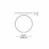 Compendium Plate Wall/Ceiling Lamp by Luceplan