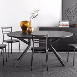 Connubia Giove Ceramic Extending Round Table