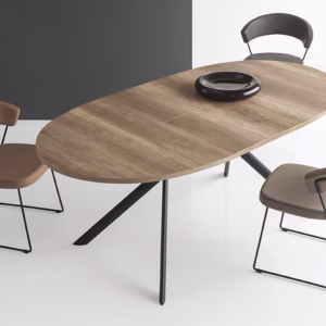 Giove Melamine Extending Round Table by Calligaris Connubia 