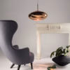 Tom Dixon Copper Wide Pendant Light