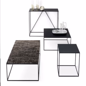 Thin Ceramic Side Table by Calligaris
