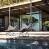 Cuero Butterfly Chair Outdoor